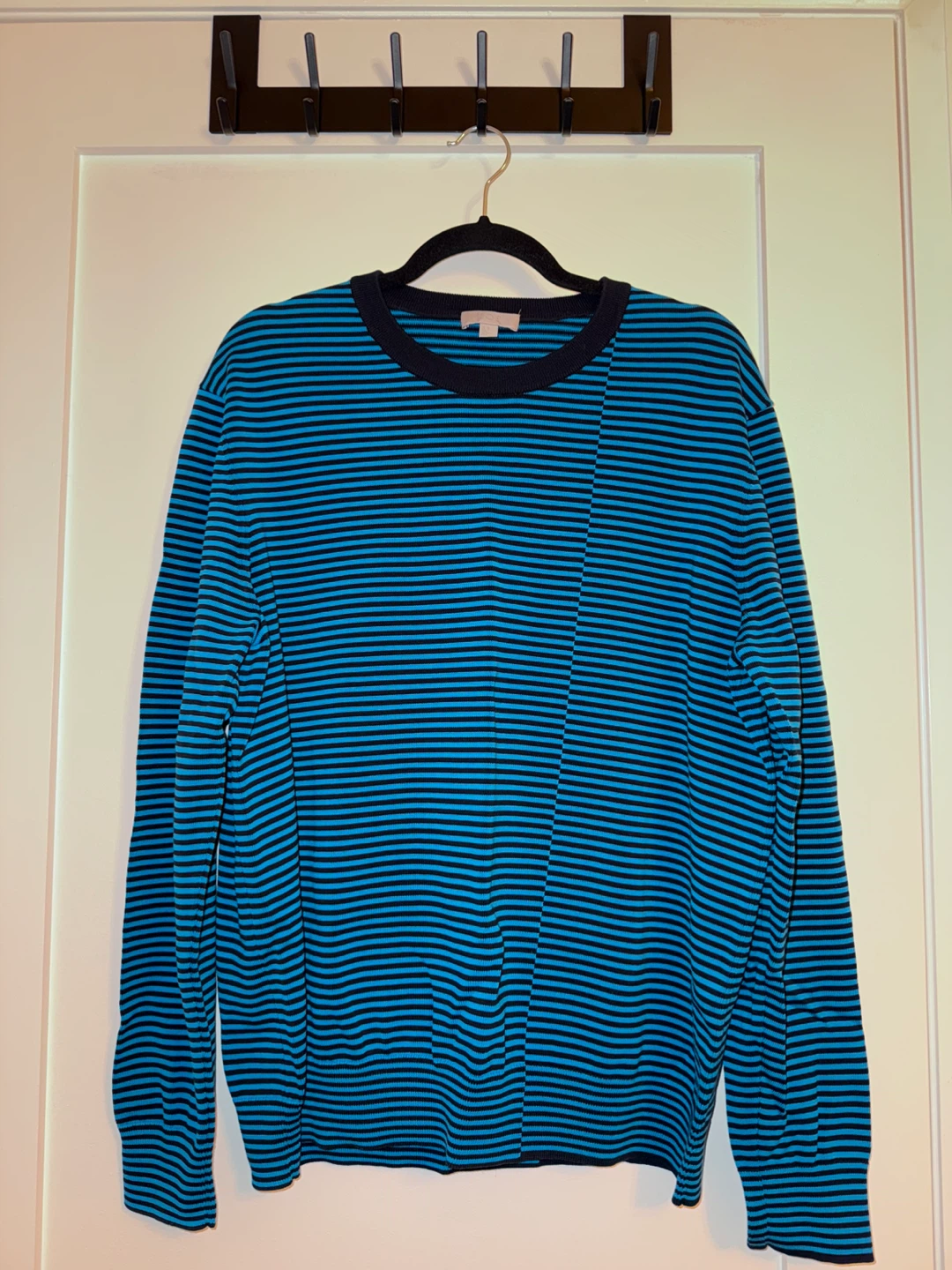 COS Striped Knit Sweater - Size XL