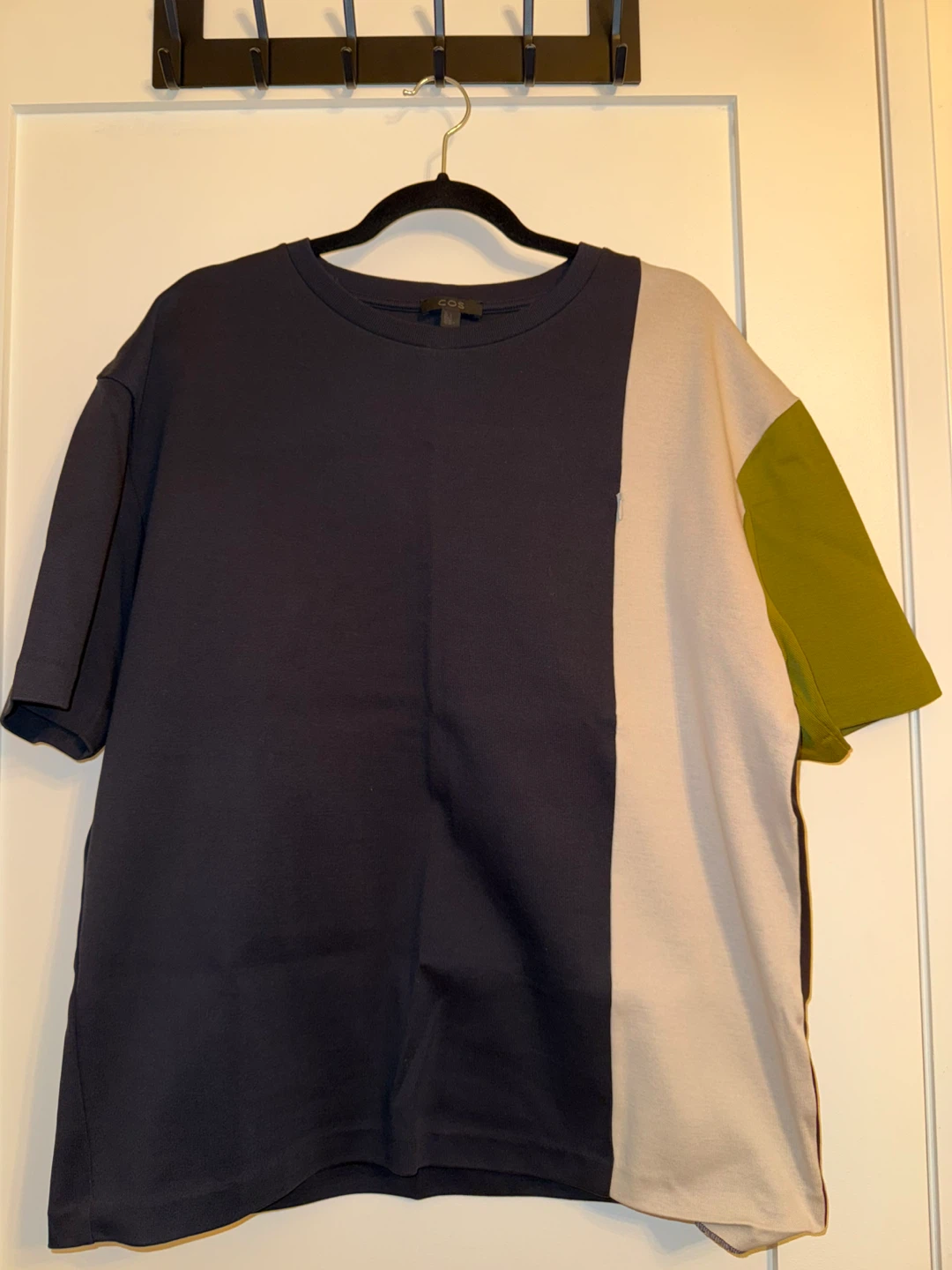 COS Colour Block T-Shirt - Size L