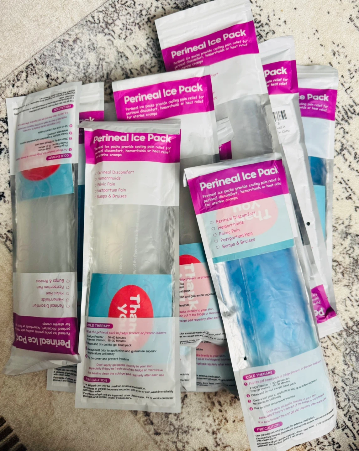 Perineal Ice Packs for Postpartum Relief