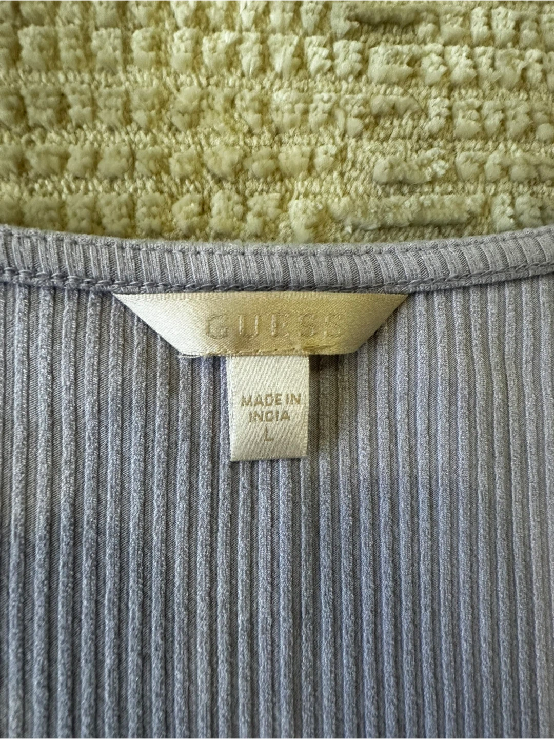 Guess Ribbed Top - Size L - photo 3