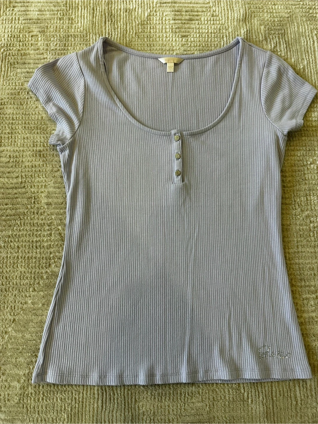 Guess Ribbed Top - Size L