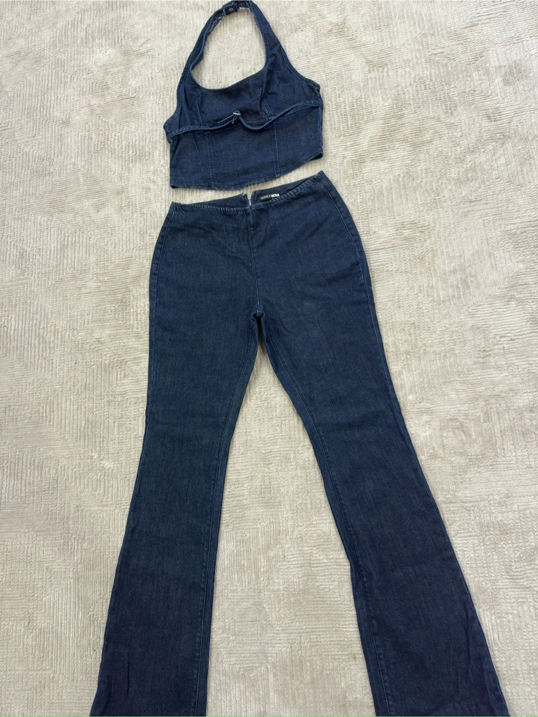 Fashion Nova Denim Two-Piece Set - photo 2