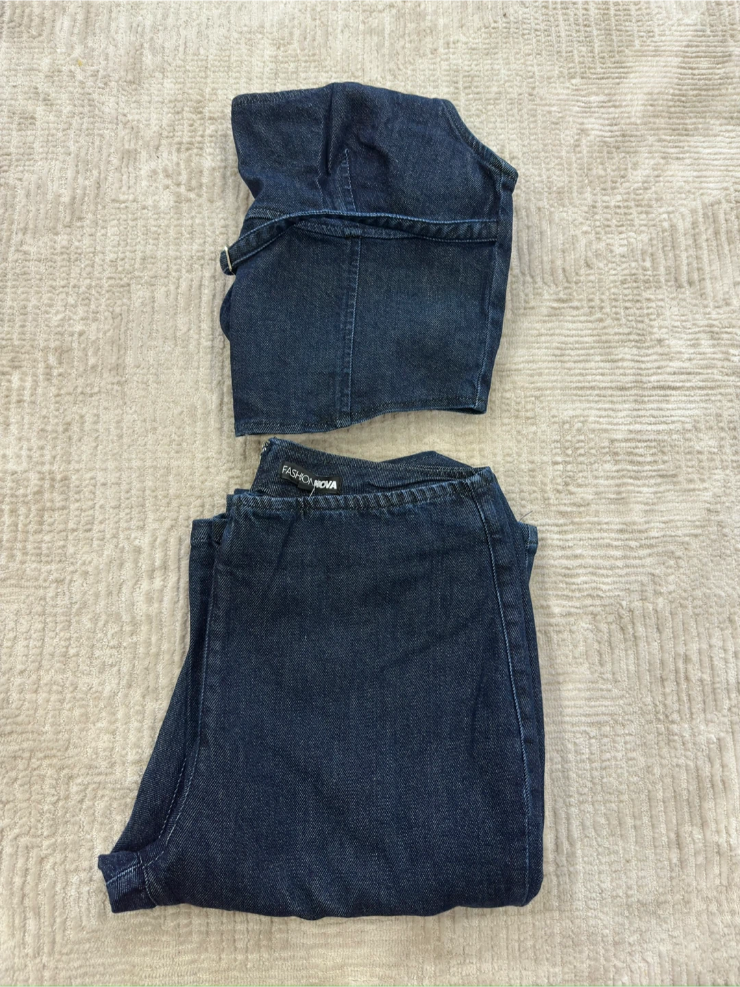 Fashion Nova Denim Two-Piece Set - photo 3