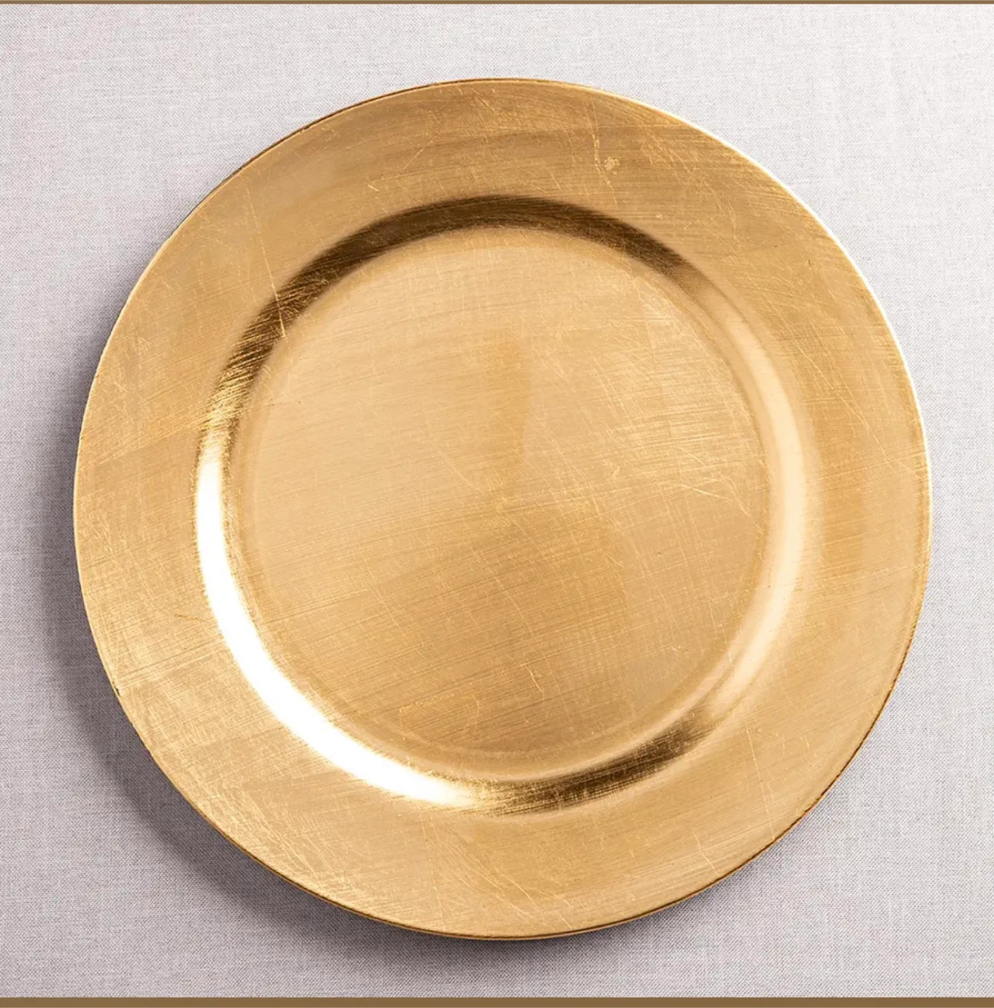 Gold Charger Plate - photo 2