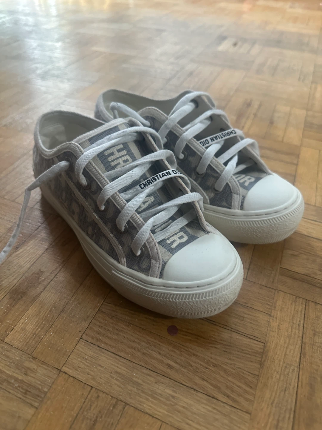 Dior Oblique Sneakers, Size 37