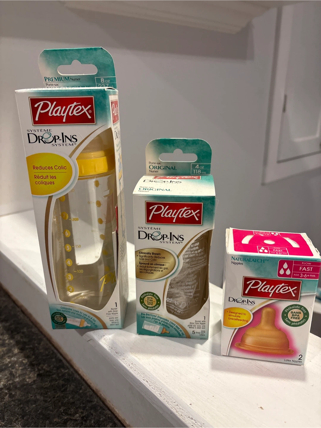 Playtex Drop-Ins System Baby Bottles & Nipples