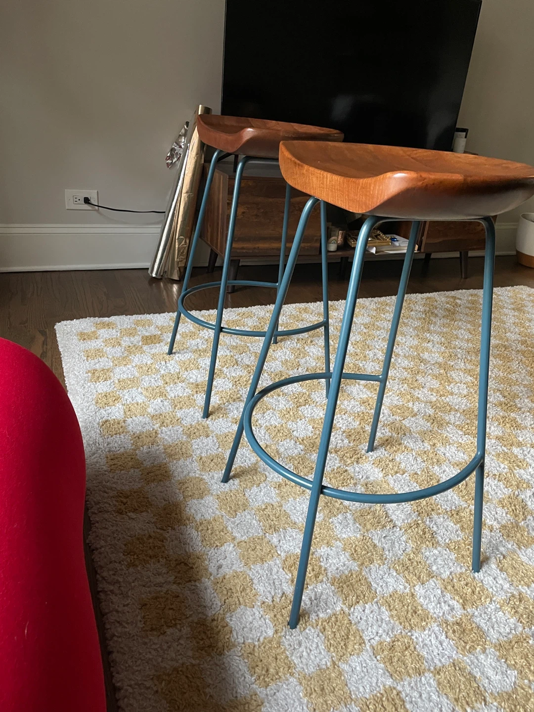 West Elm Alden Bar/Counter Stools x 2 - photo 3