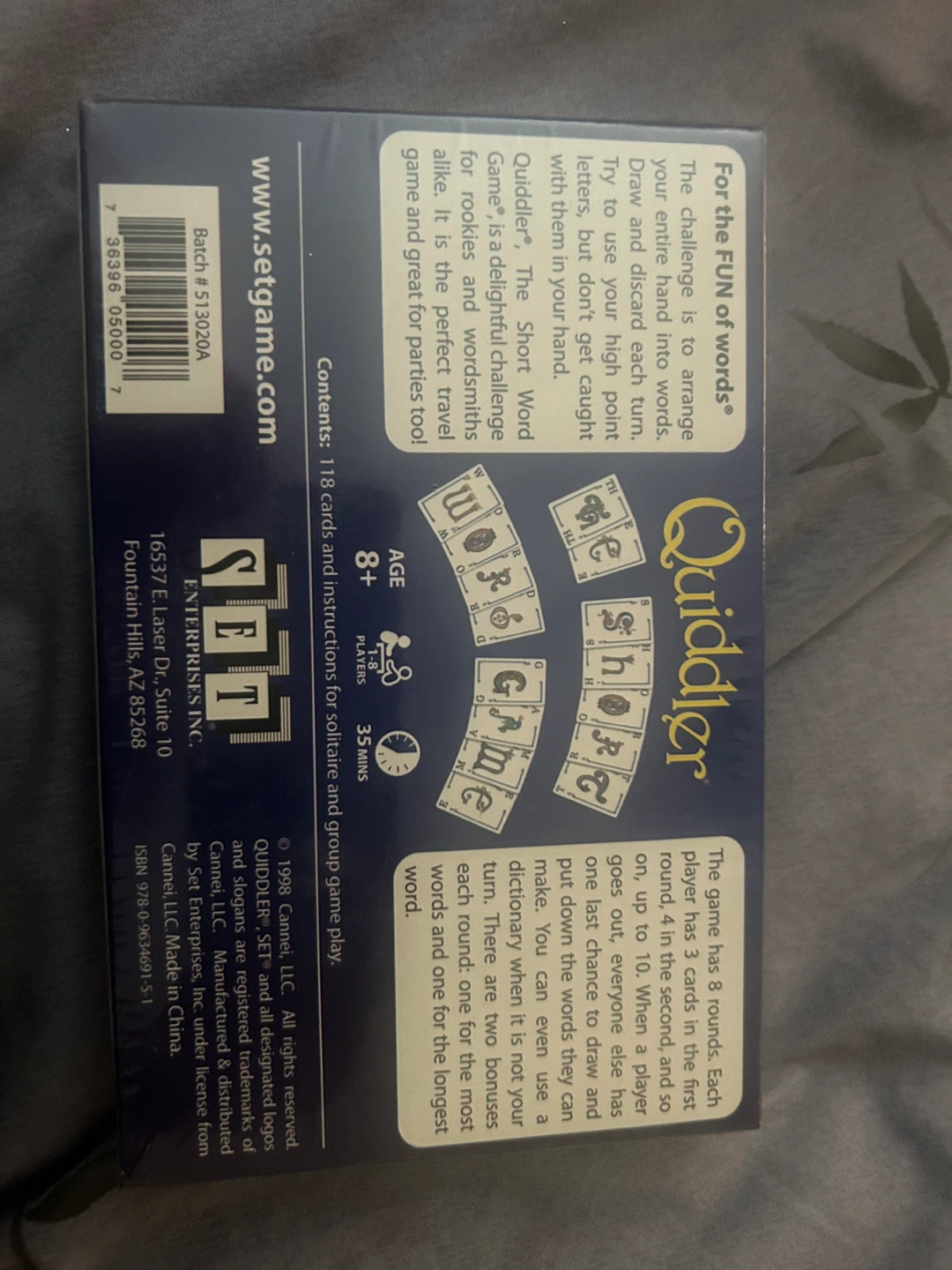 Quiddler The Short Word Game - New - photo 2