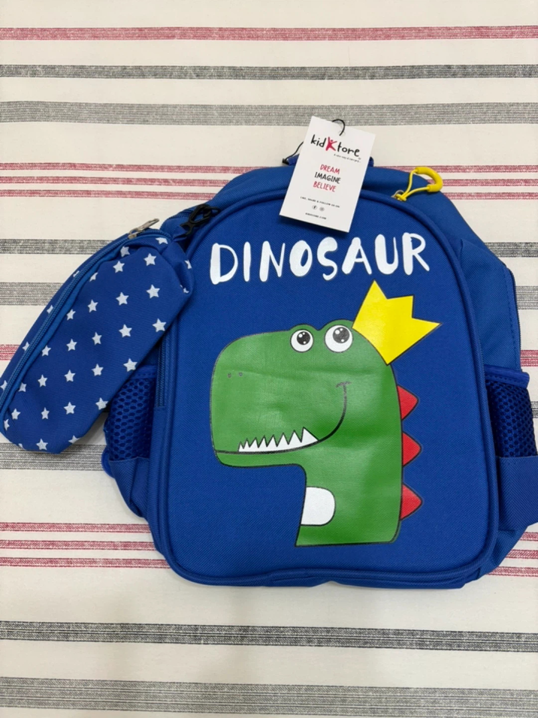 Dinosaur Kids Backpack with Pencil Case - photo 2