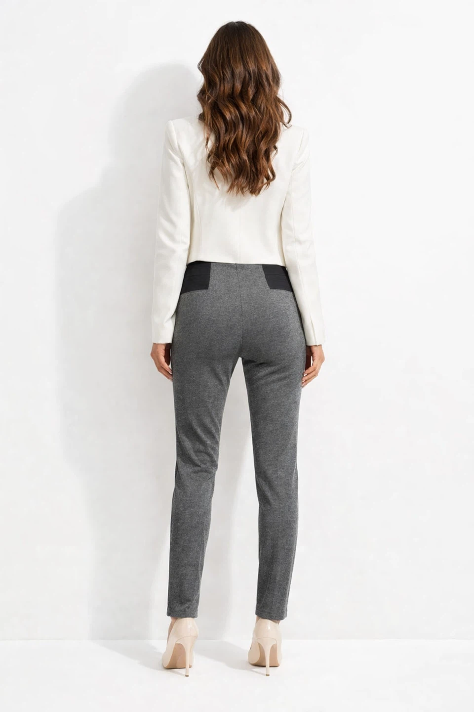 GUESS Women’s Gray Stretch Pants Size US L EU 42 New With Tag - photo 2
