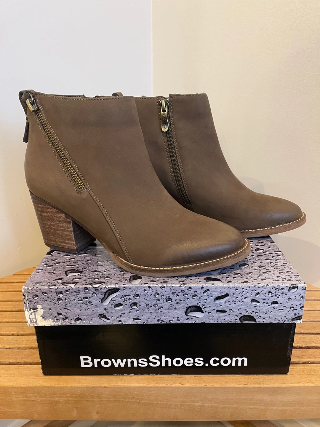 Browns Artica Nidjaa Waterproof Ankle Boots - Size 7