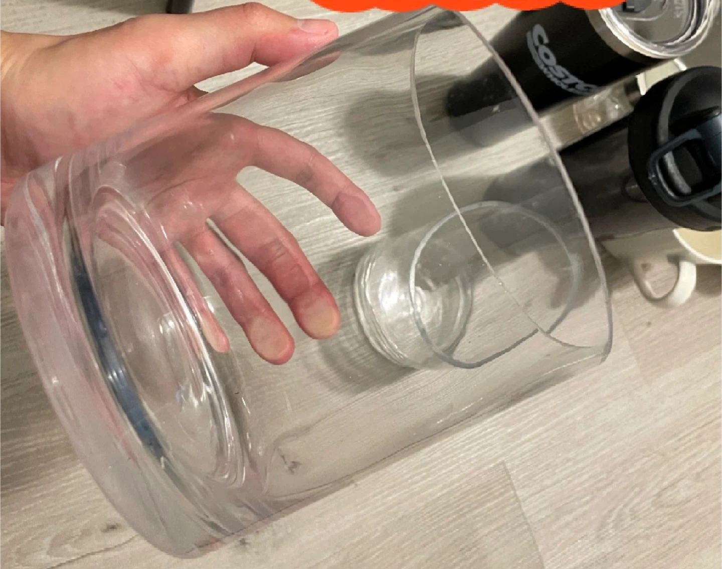 Clear glass vase - Set of 2 - photo 2