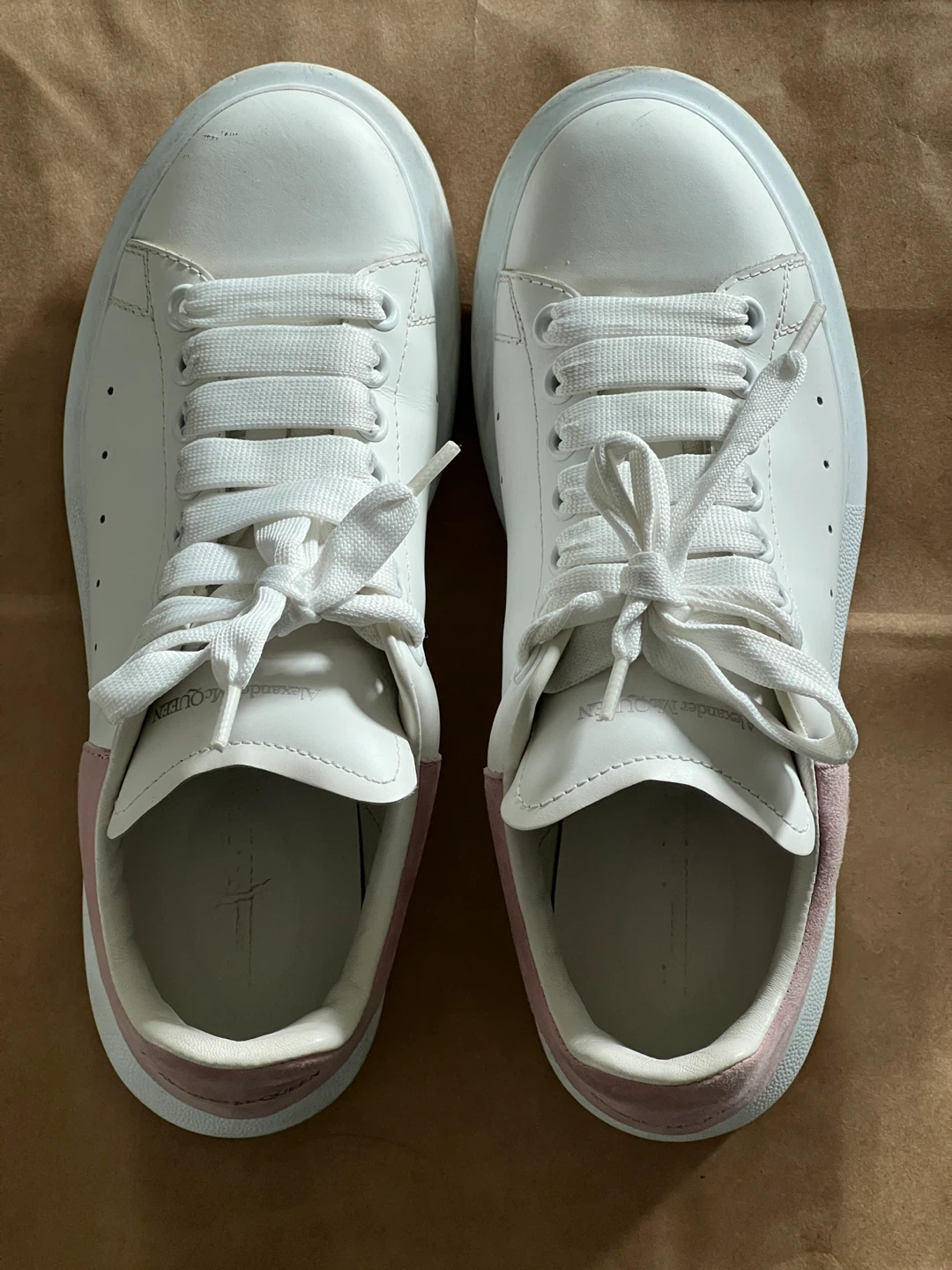 Alexander McQueen White/Pink Sneakers - Size 38 - photo 4