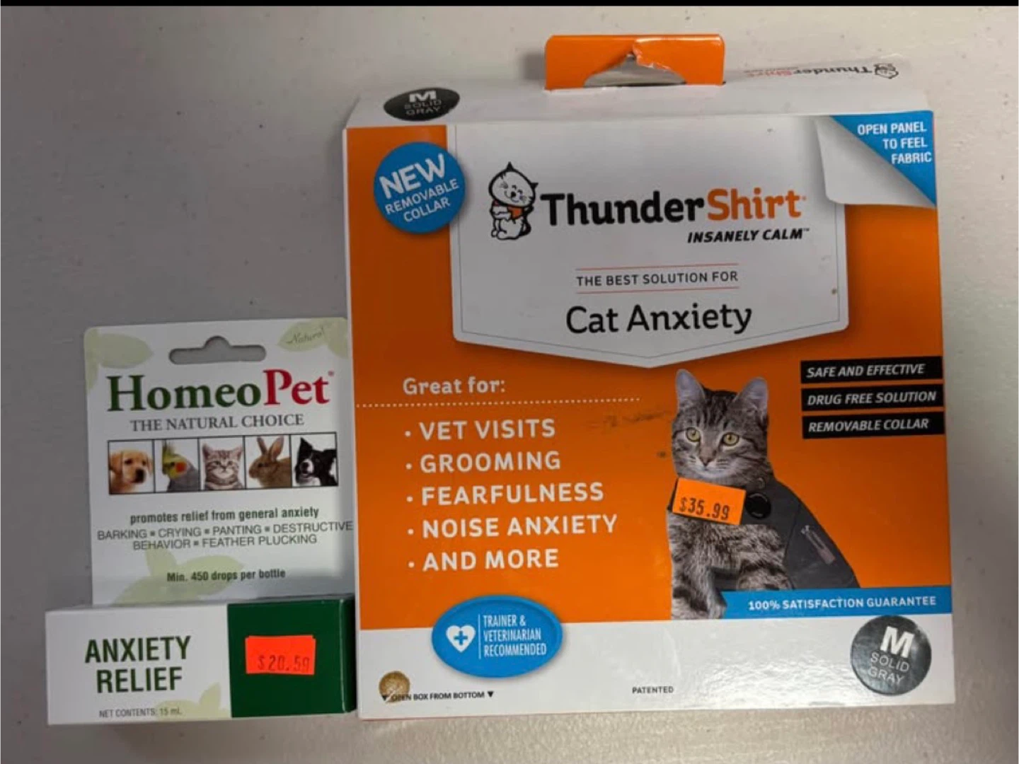 ThunderShirt Insanely Calm Cat Anxiety - Medium