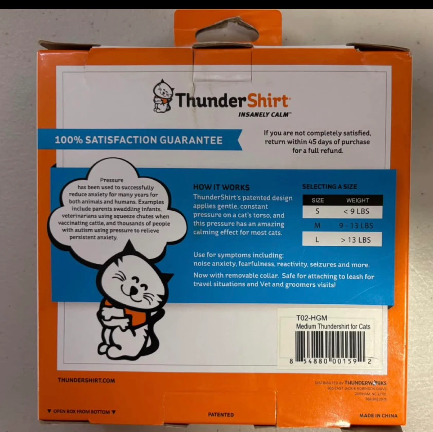 ThunderShirt Insanely Calm Cat Anxiety - Medium - photo 2