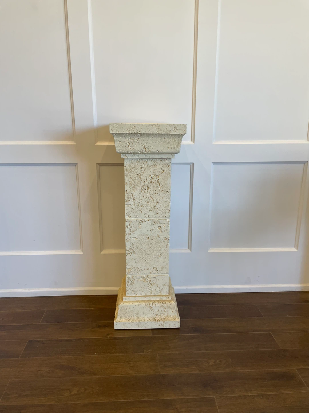 Stone Pedestal Plant Stand - photo 5