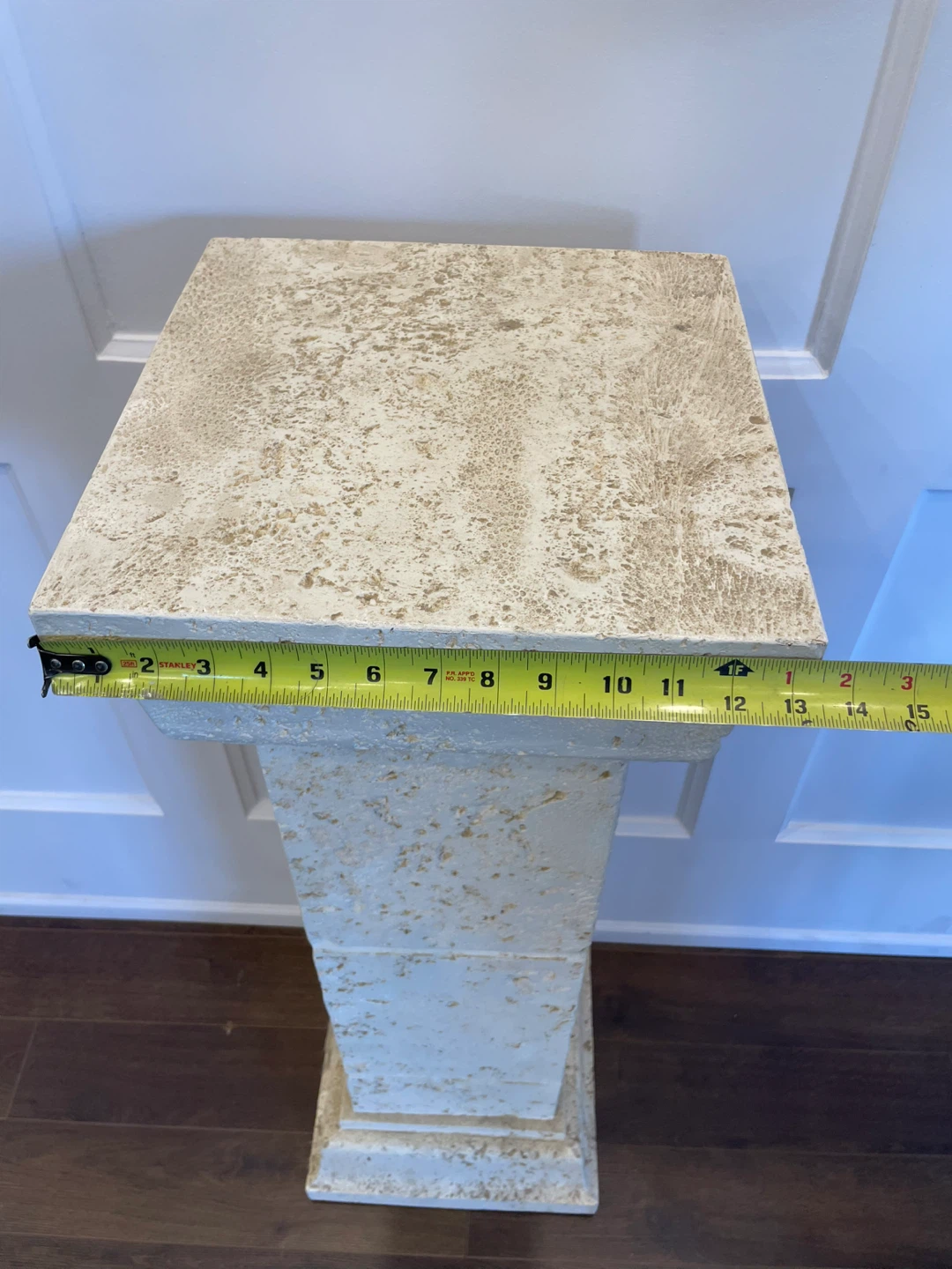 Stone Pedestal Plant Stand - photo 3