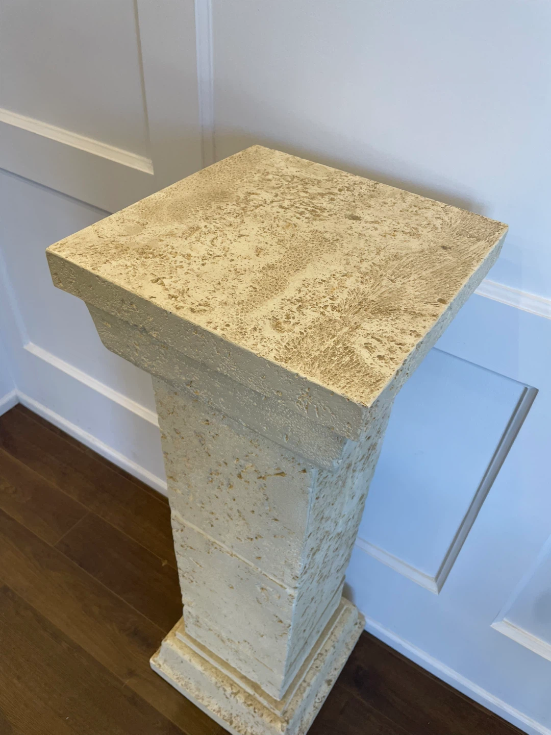 Stone Pedestal Plant Stand - photo 4