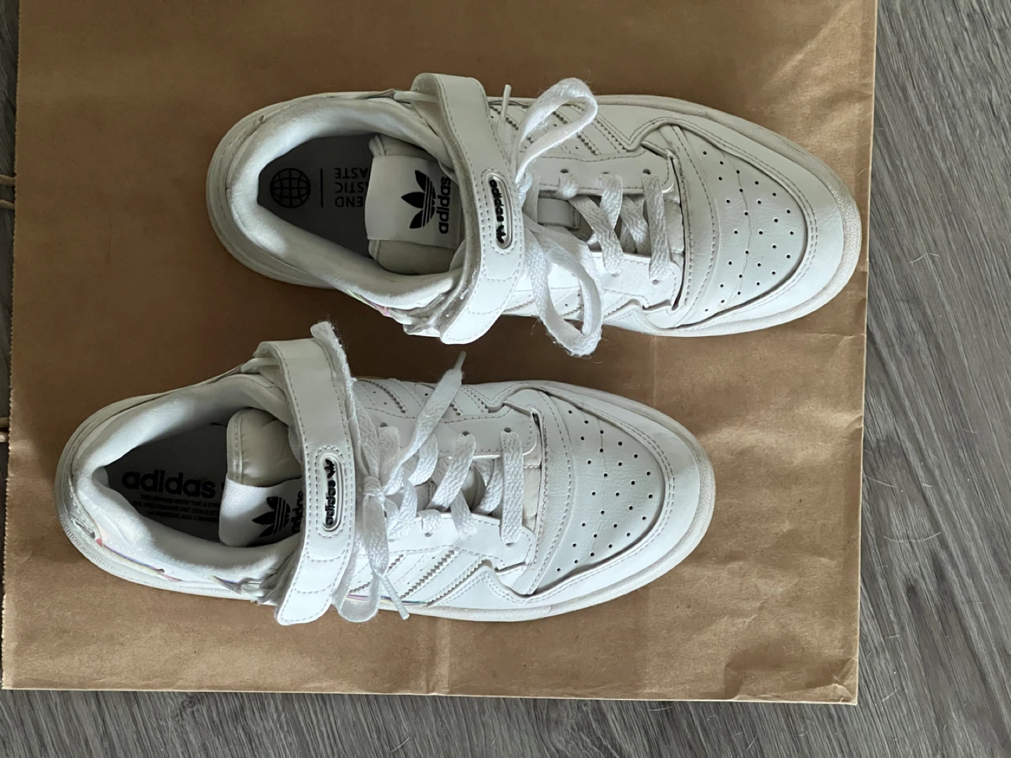 Adidas Forum Low J White Sneakers - photo 4