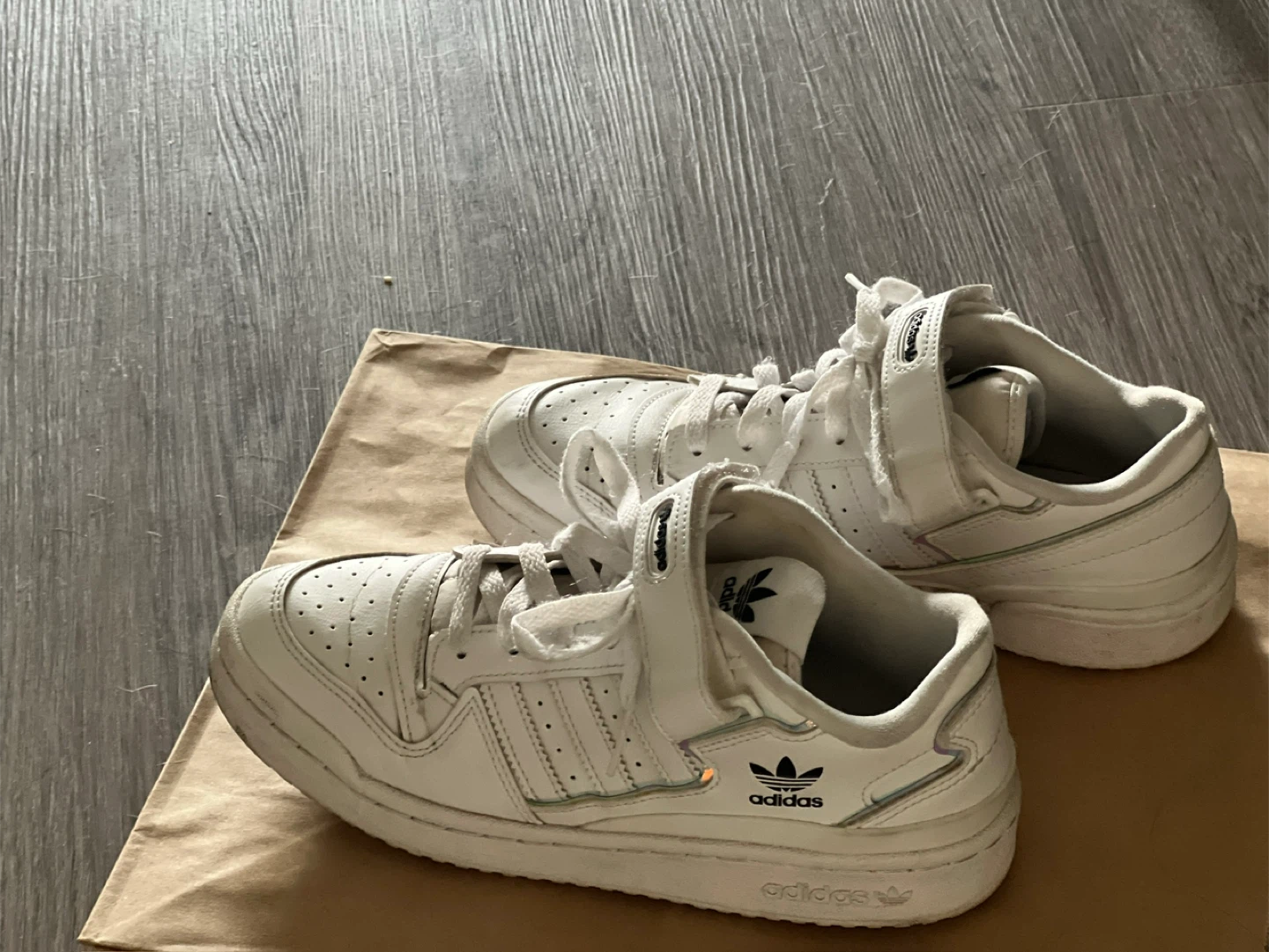 Adidas Forum Low J White Sneakers