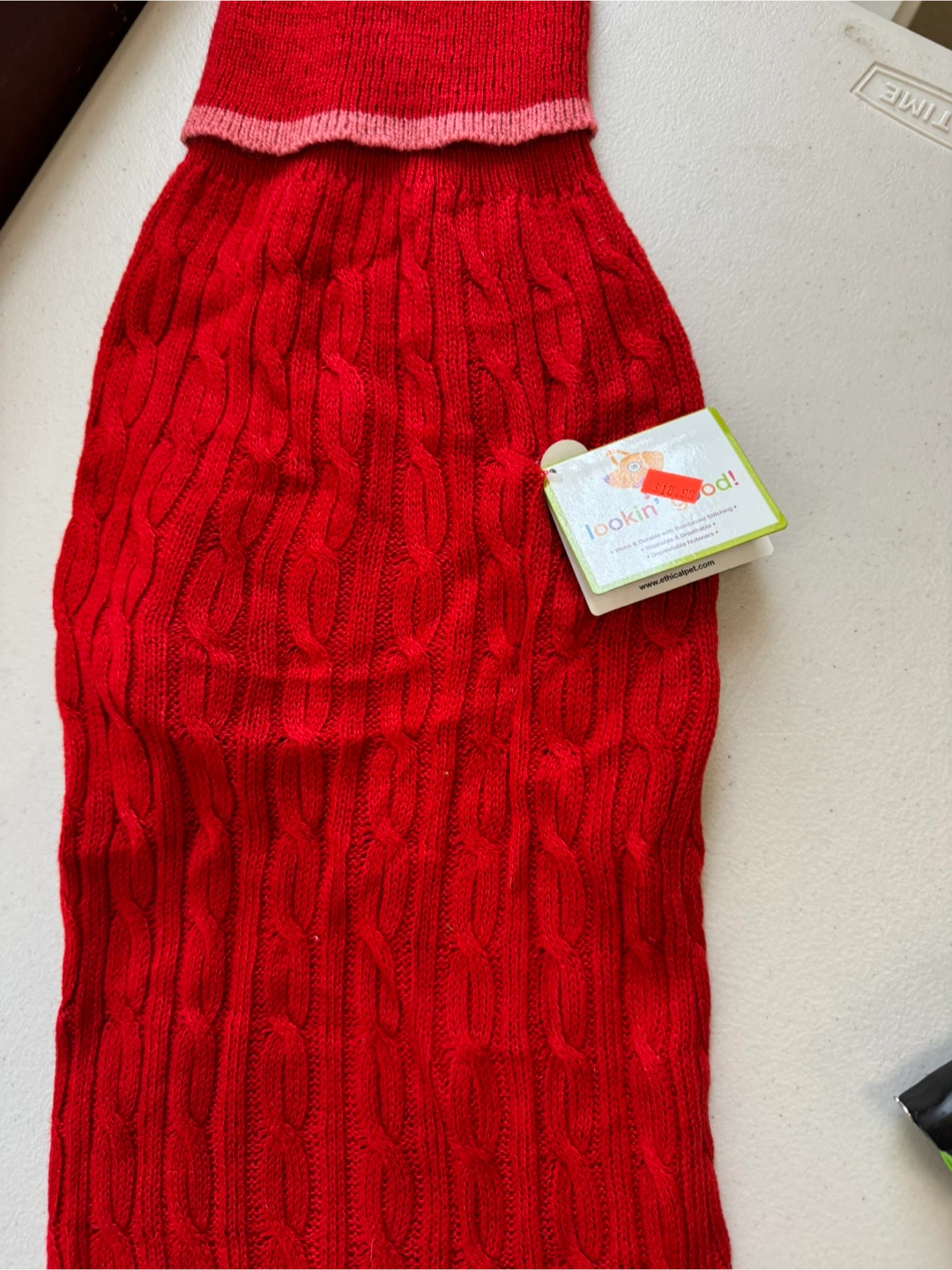 Lookin' Good! Red XXL Dog Sweater - New - photo 2