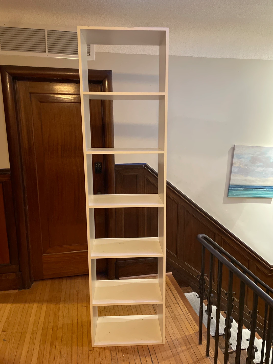 Tall White Bookshelf