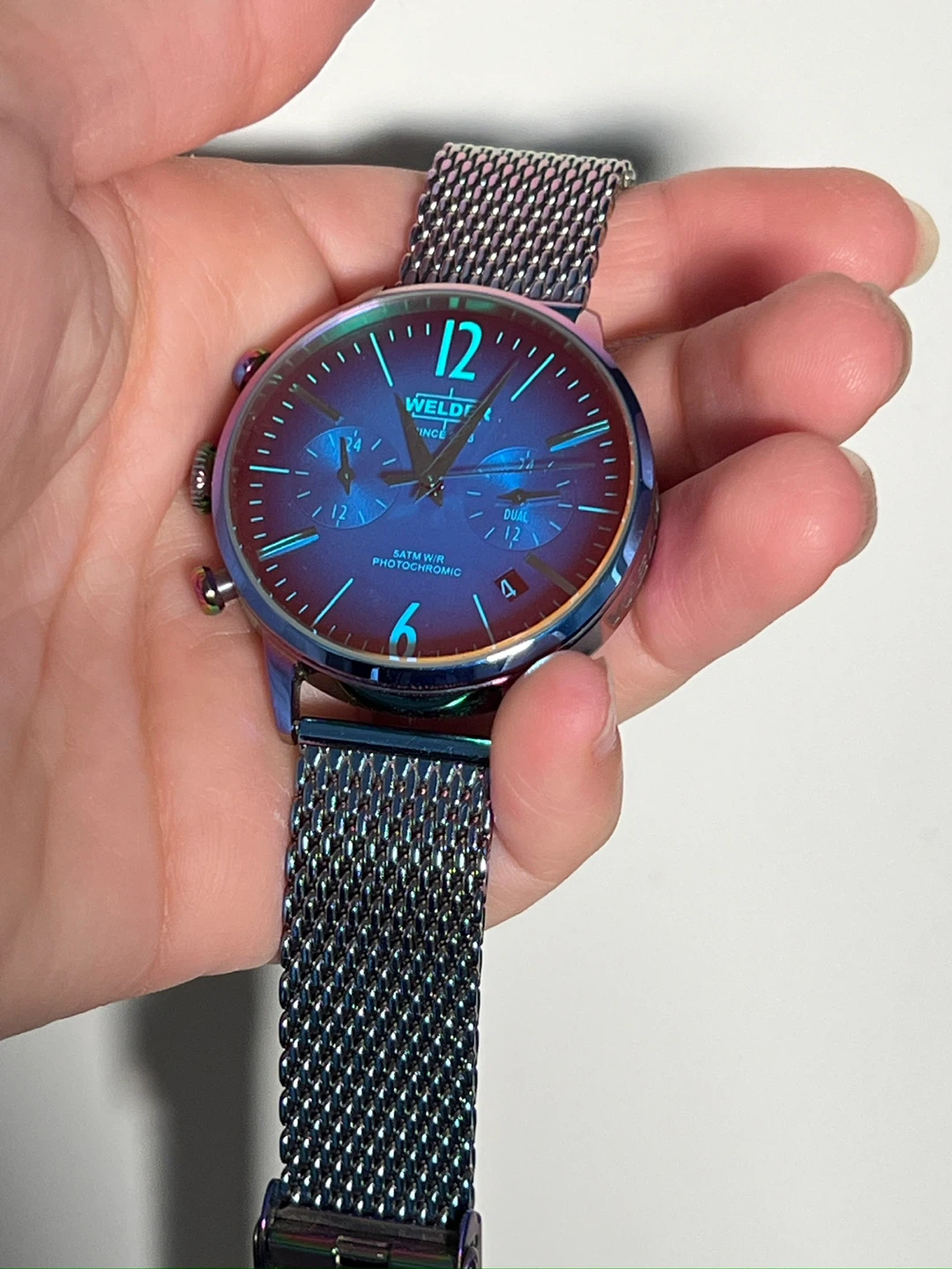 Welder Moody Watch with Photochromic Lens