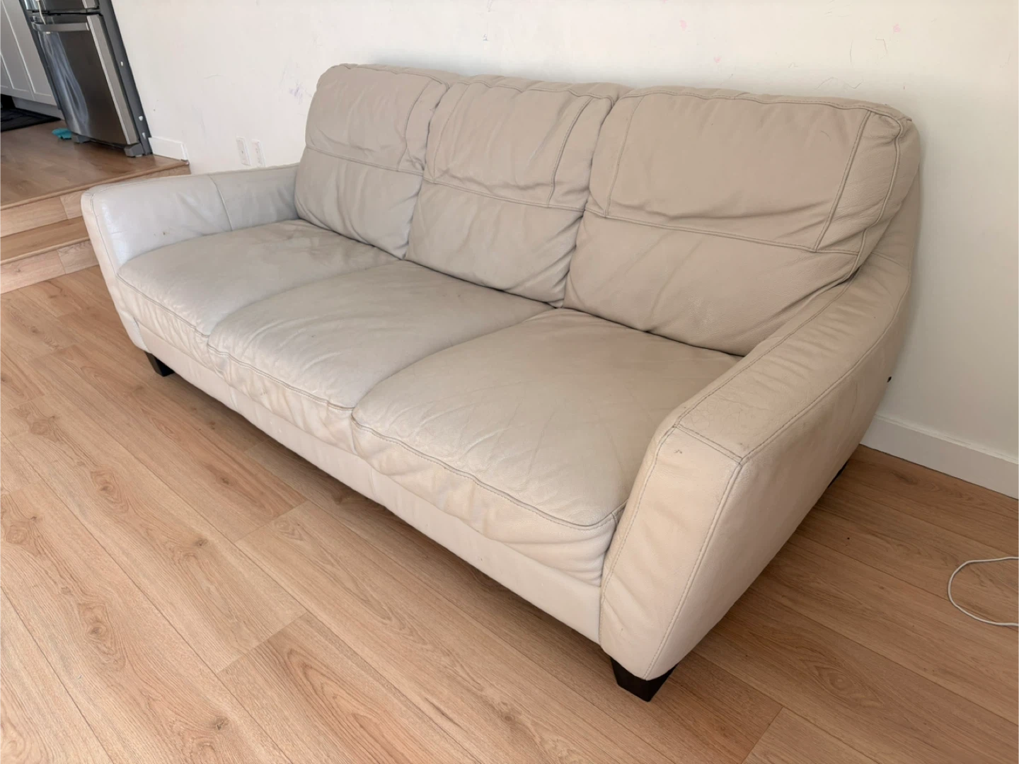 Beige 3-Seater Sofa