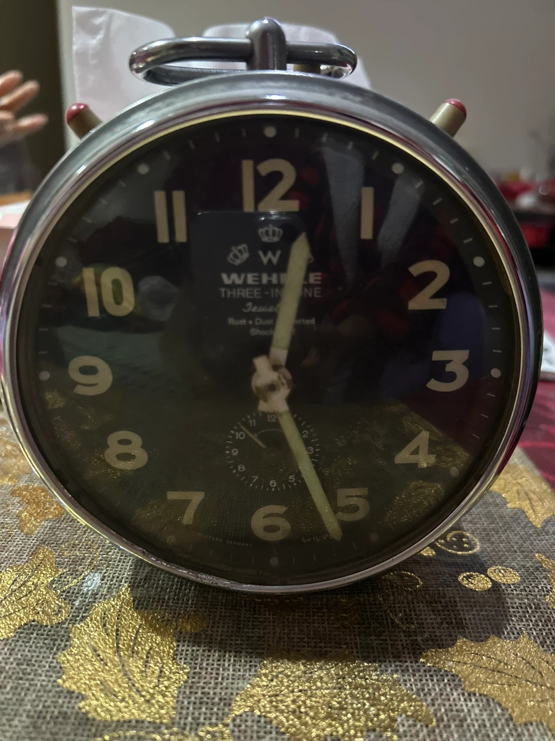 Wehrle Three-in-One Alarm Clock 🥕