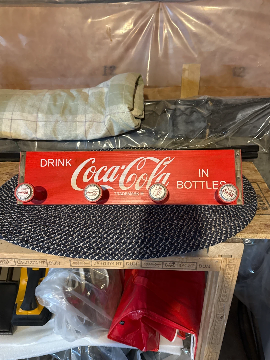 Coca-Cola Bottle Cap Coat Rack