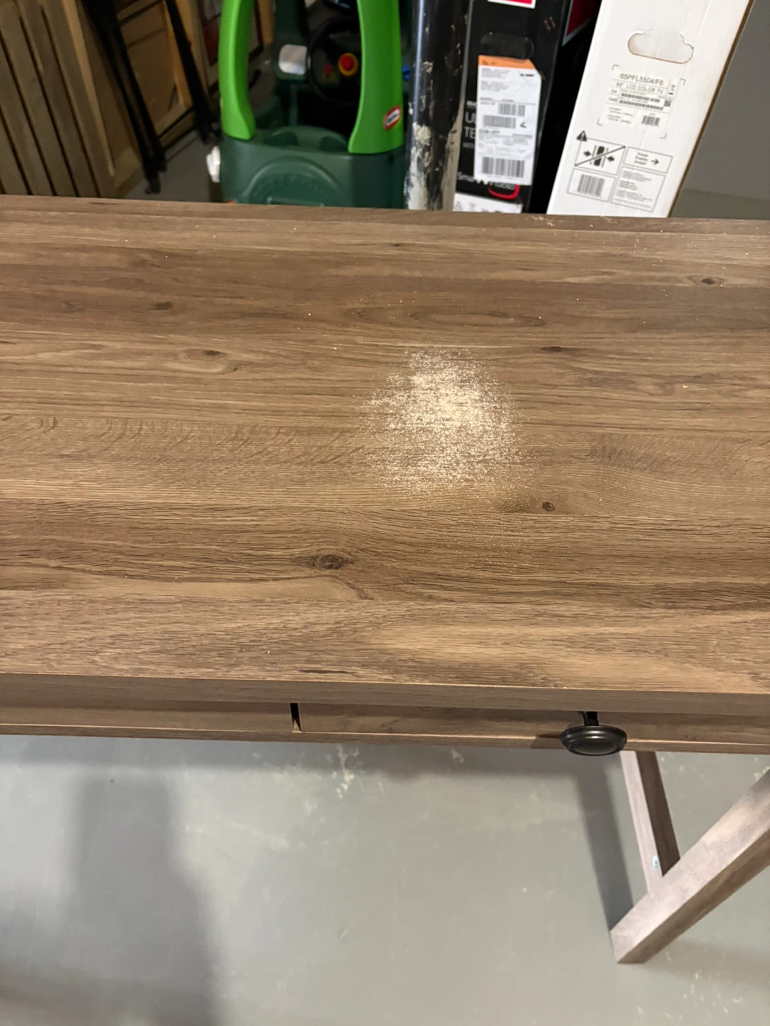 Wood Desk with Drawers - photo 2