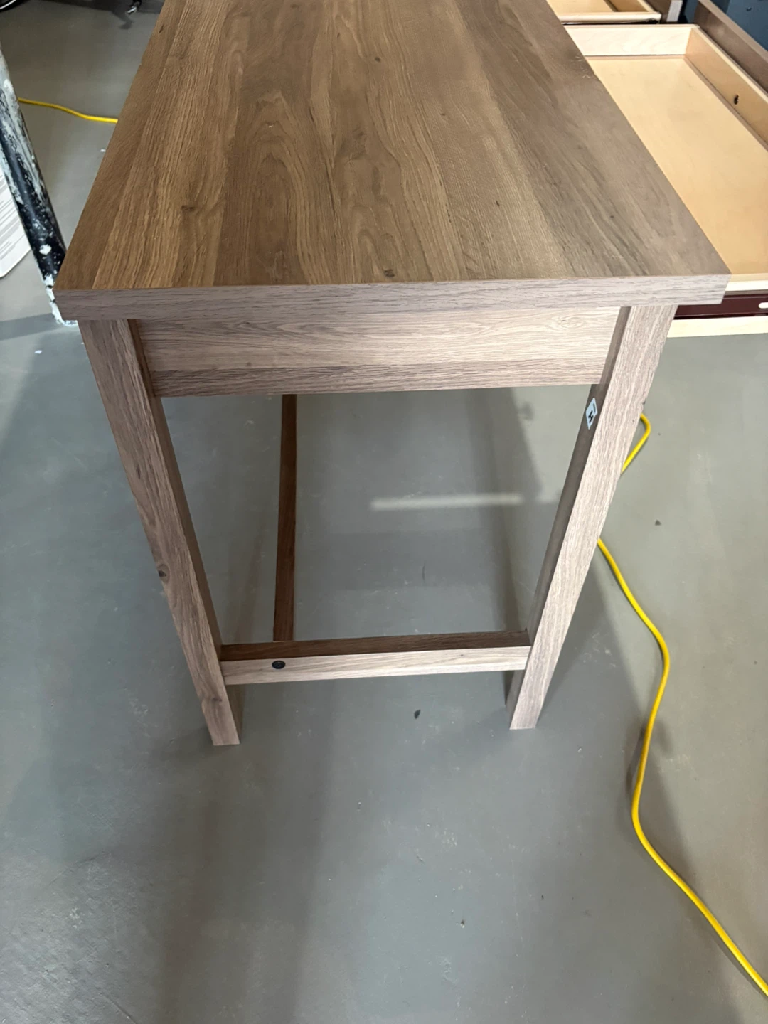 Wood Desk with Drawers - photo 5