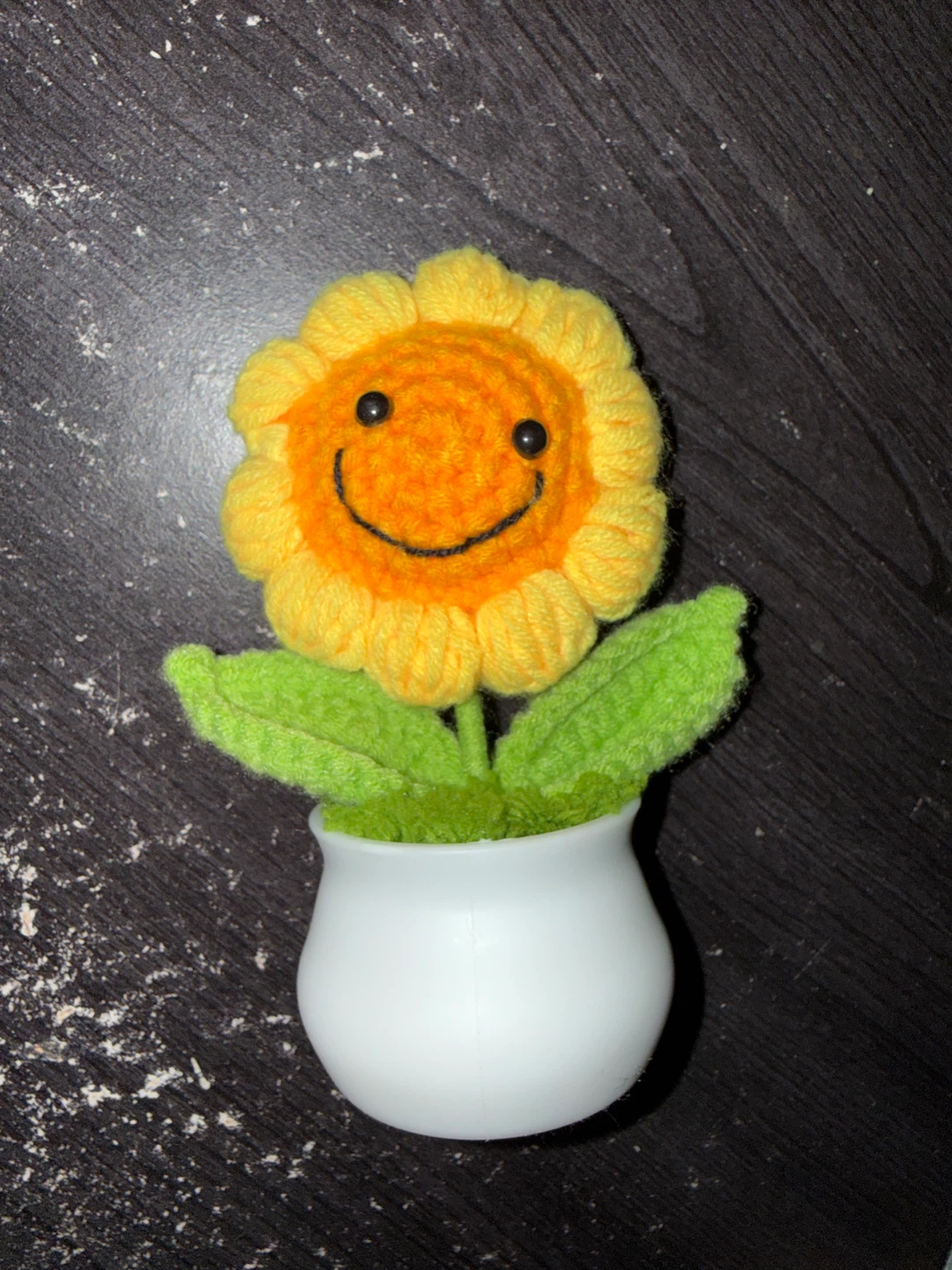 Crocheted Sunflower in Pot 🧡