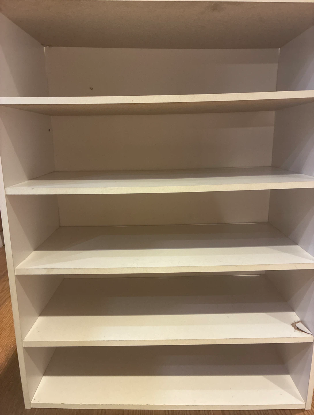 White Shelf Unit Shoes Storage 5 levels - photo 2