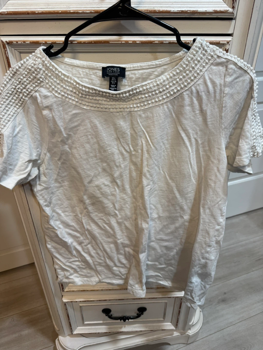 Jones New York Signature White Top - L - photo 3
