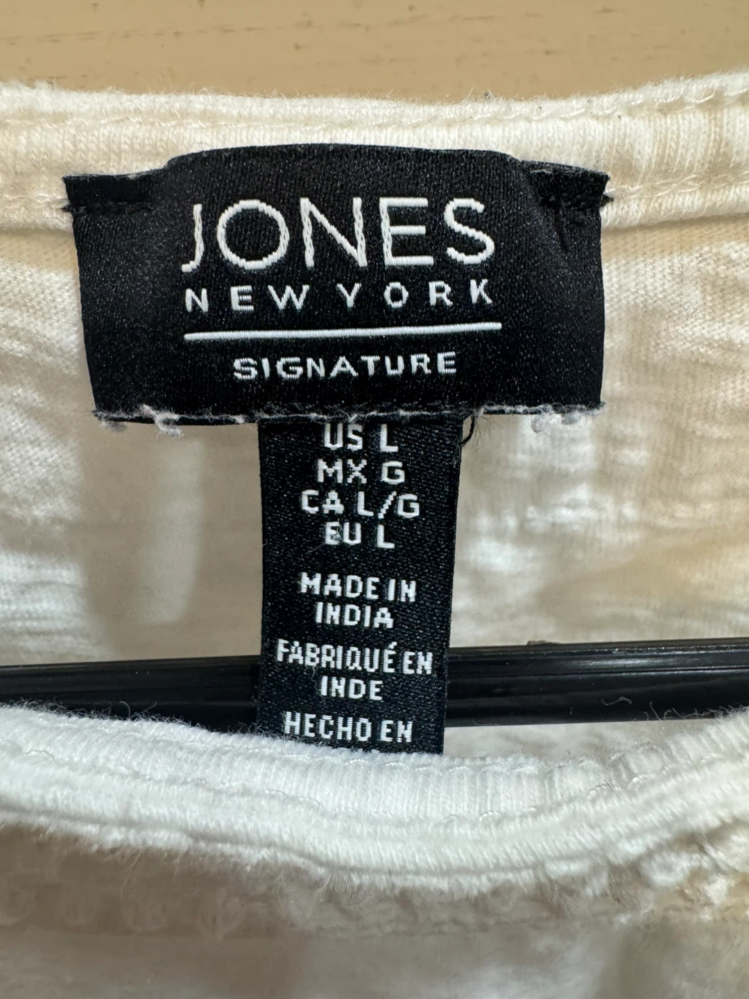 Jones New York Signature White Top - L - photo 4
