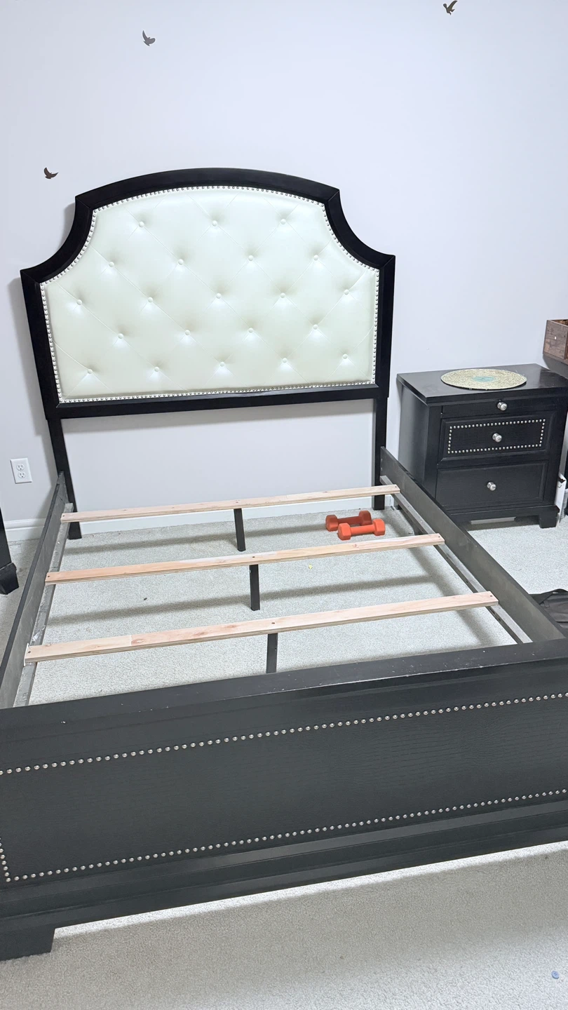 Bedroom Set - Bed Frame, Dresser, Nightstands