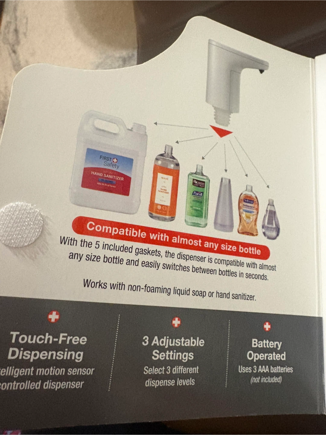 🧡First Safety Universal Touchless Soap Dispenser - New - photo 2