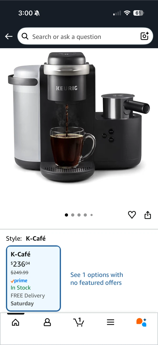 Keurig K-Cafe C Single Serve Coffee Maker - photo 4