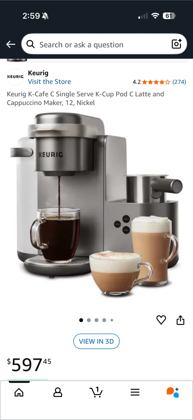 Keurig K-Cafe C Single Serve Coffee Maker - photo 5