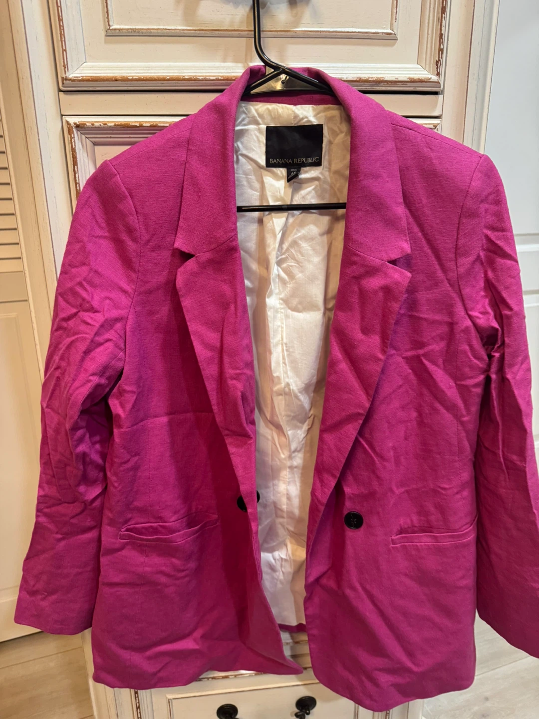 Banana Republic Pink Blazer - Size 6 Petite