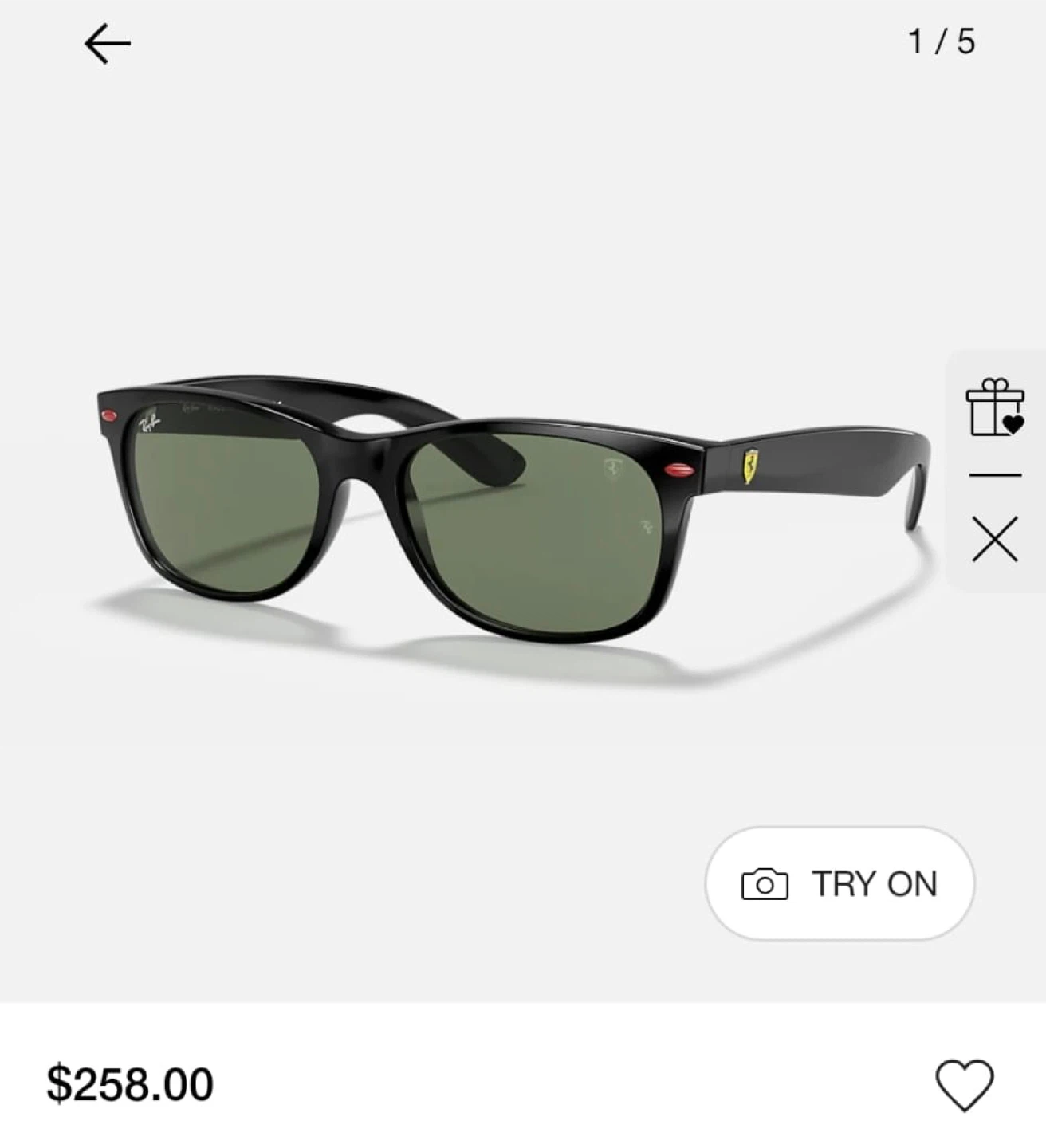 Ray-Ban Ferrari Collection Sunglasses - NEW