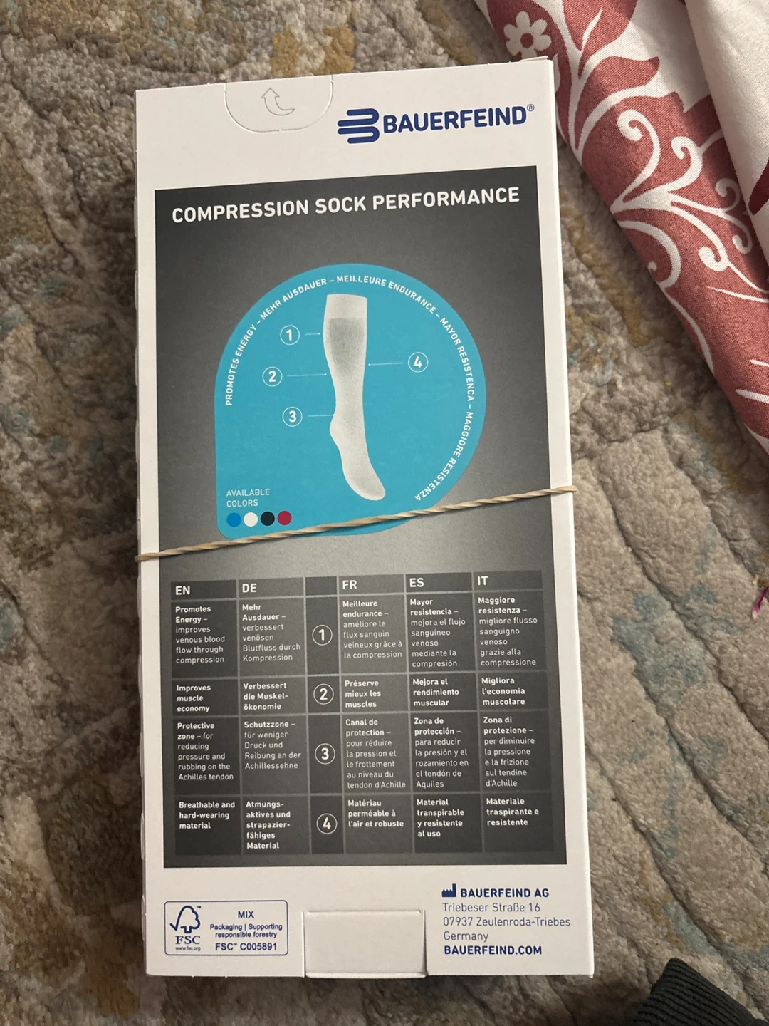 Bauerfeind Compression Sock Performance, Size S - photo 4