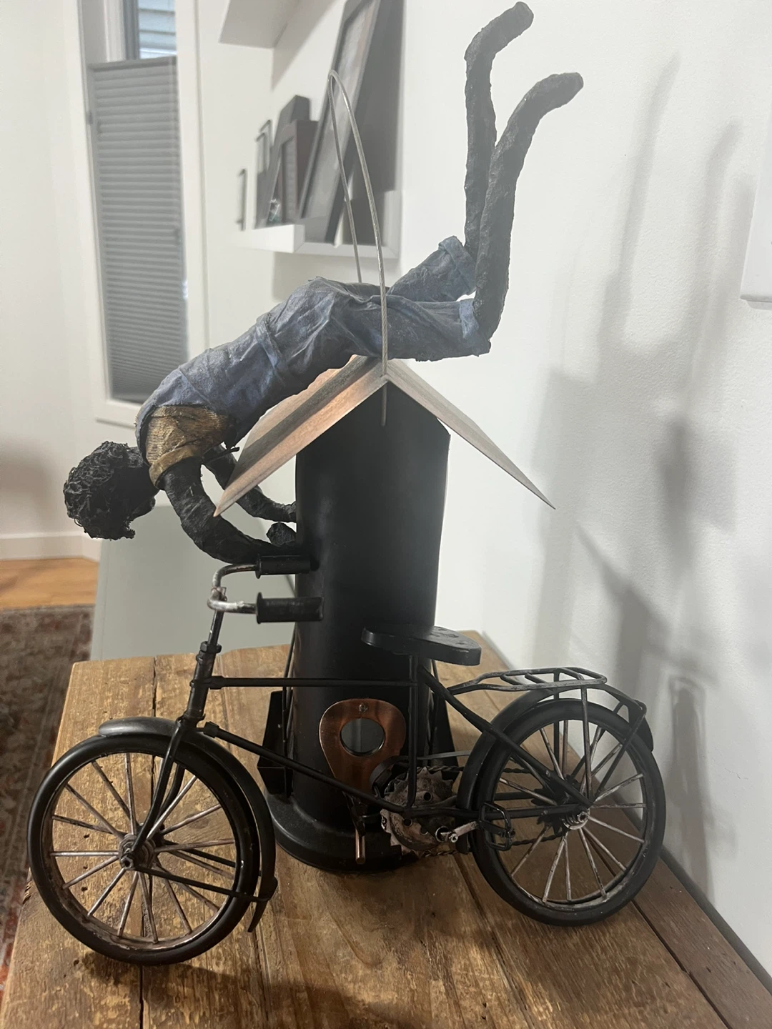 Unique One of a Kind Sculpture “Peeking Inside”