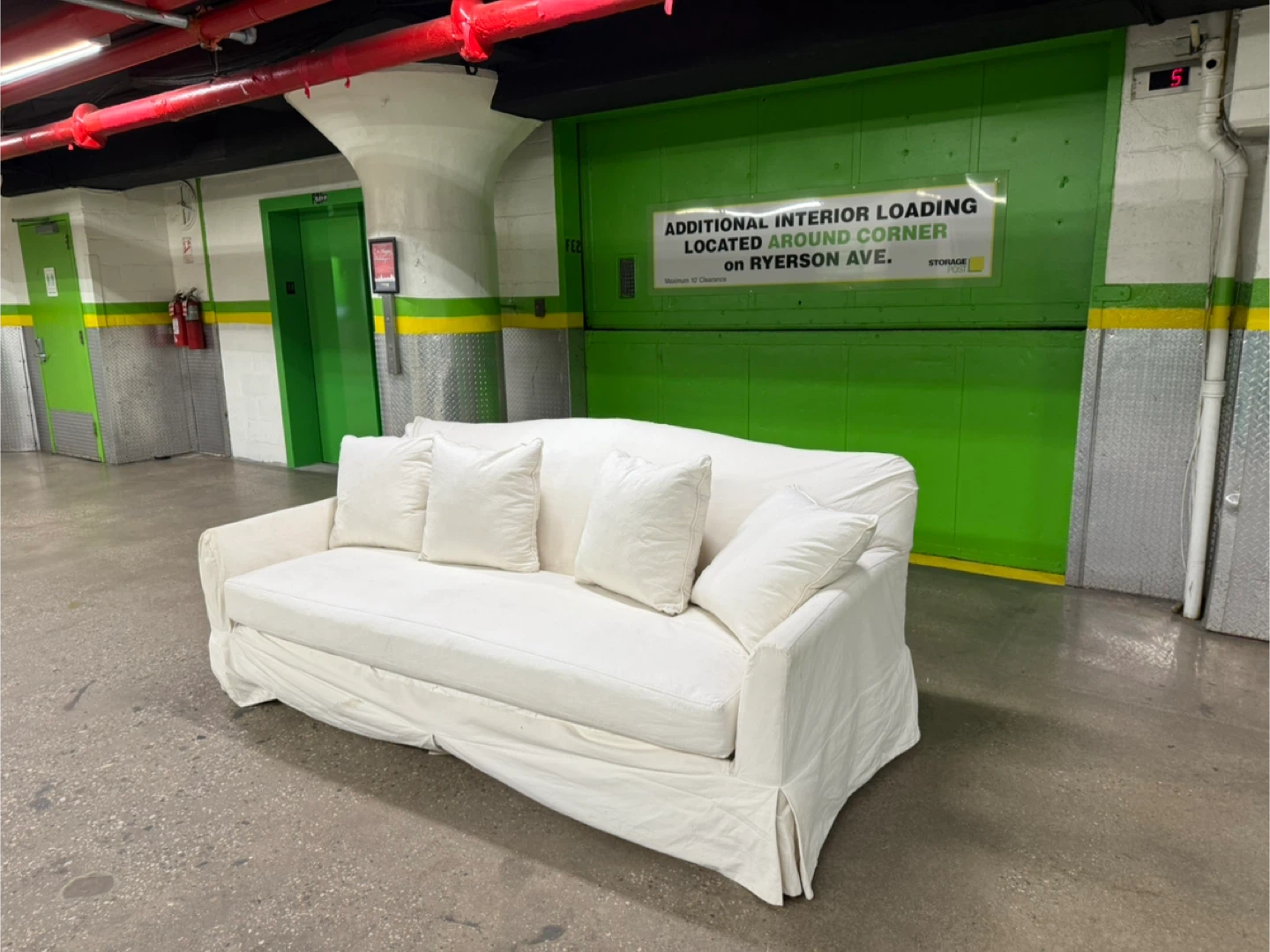 Joss & Main Linen Slipcovered Sofa 91” | FREE DELIVERY - photo 3