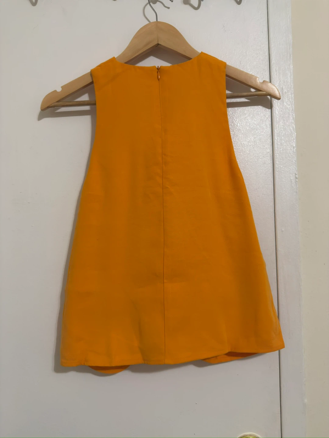 Mango Orange Sleeveless Top - photo 2