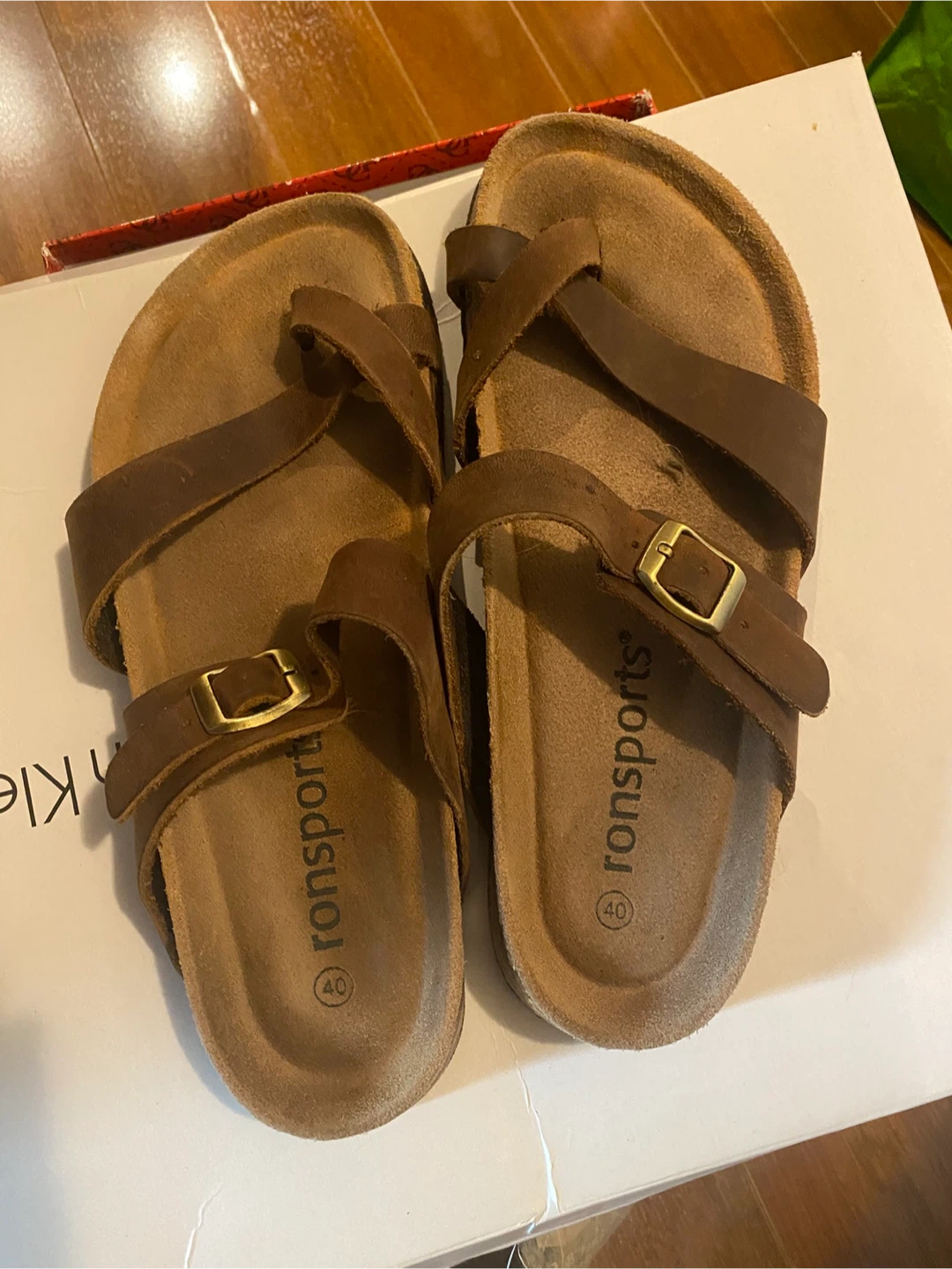 🧡 Ronsports Brown Sandals Size 40