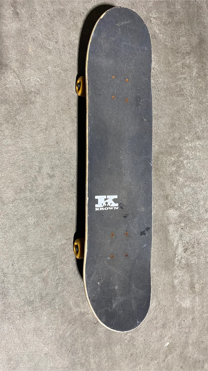 KNOWN Skateboard - Black & White Checkerboard
