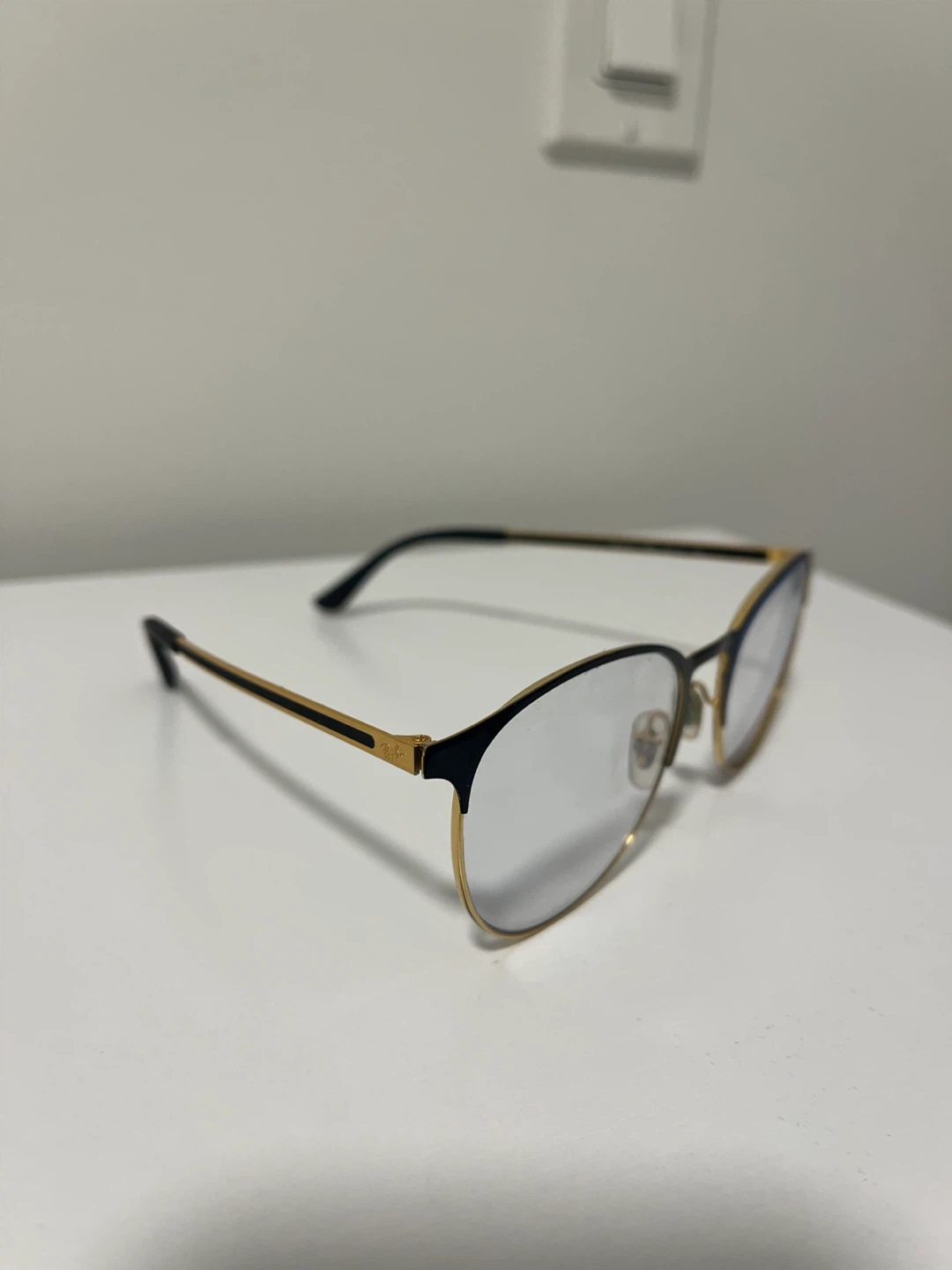 Ray-Ban RB6375 Black & Gold Glasses - photo 4