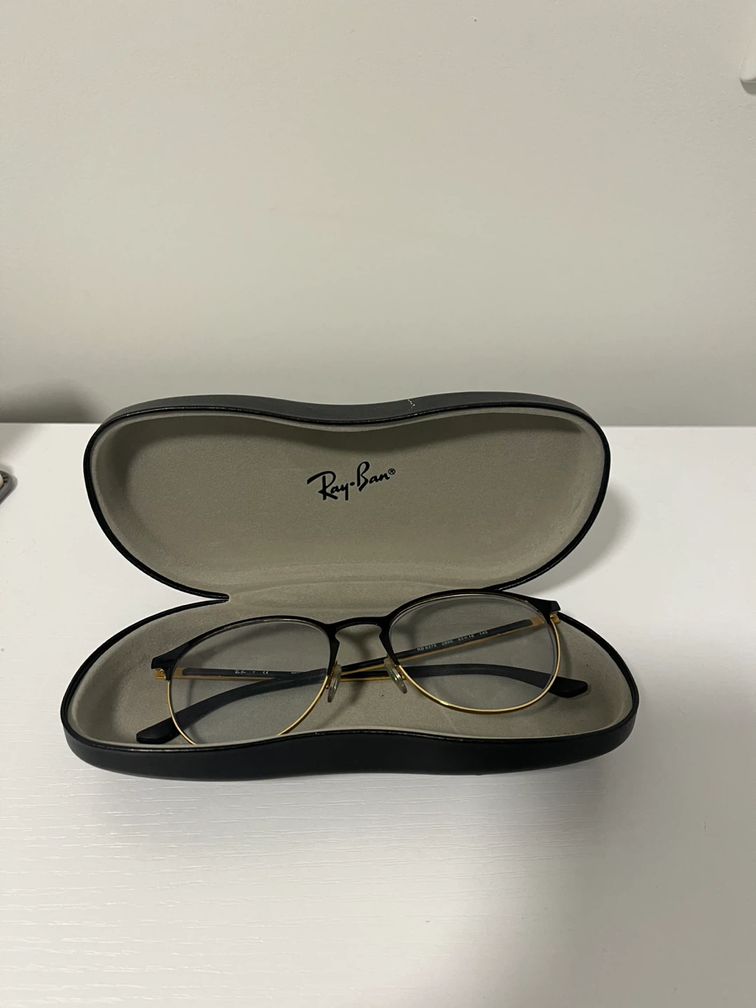 Ray-Ban RB6375 Black & Gold Glasses - photo 5